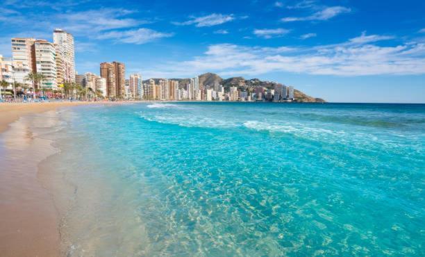 Sunset Waves Benidorm Sea Viewアパートメント エクステリア 写真